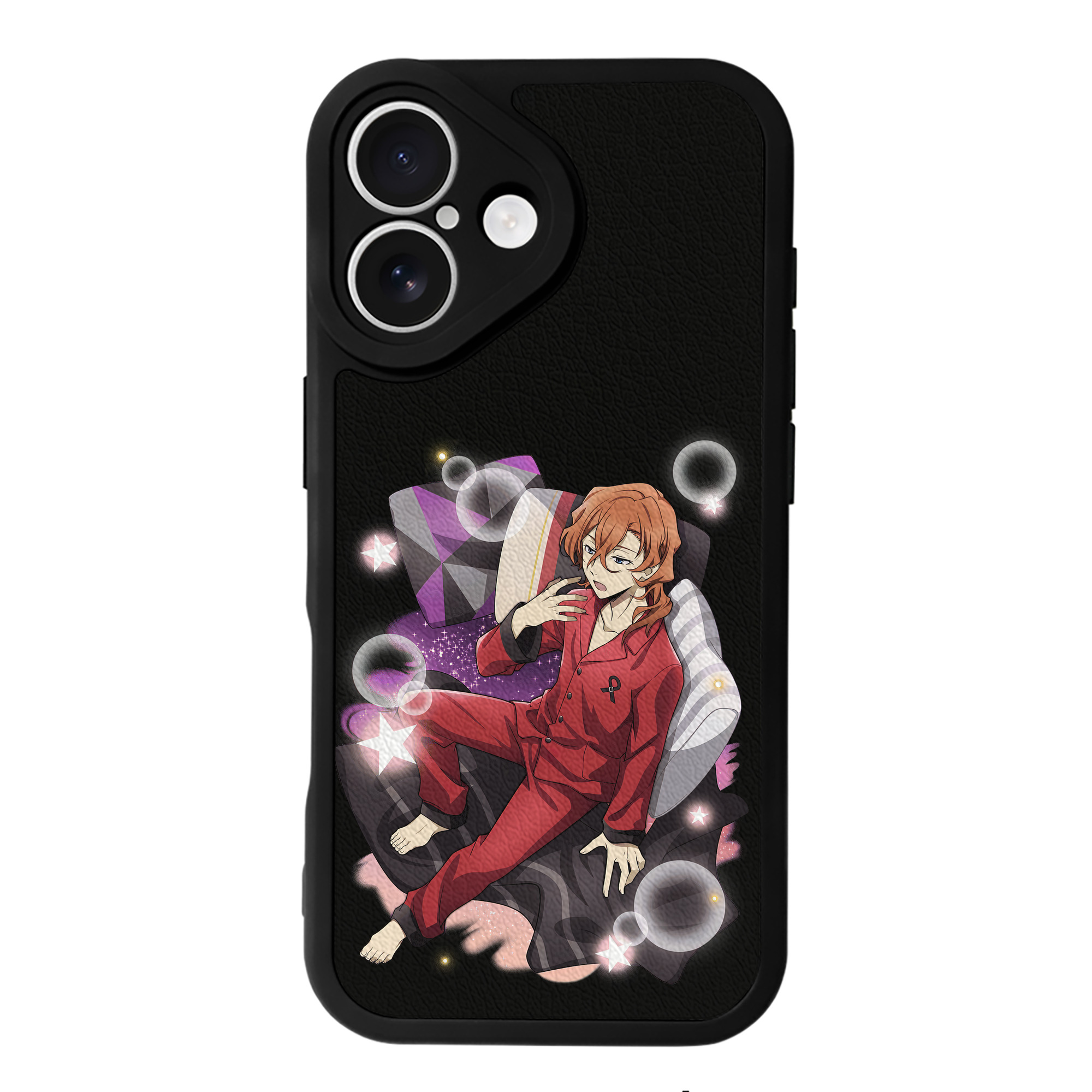 （画像用） 文豪ストレイドッグス Bungo Stray Dogs 【iPhone 16シリーズ対応】シリコンスマホケース（レザー調） 材質：シリコン